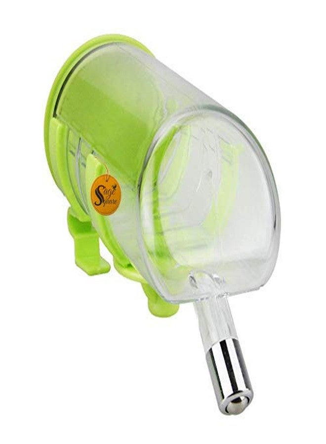 Sage Square 350ml Leak Proof Water Bottle for Hamster/Dwarf/Gerbil/Mice/Guinea Pig/Ferret/Rabbit (Green) (1 Piece) - Image 2